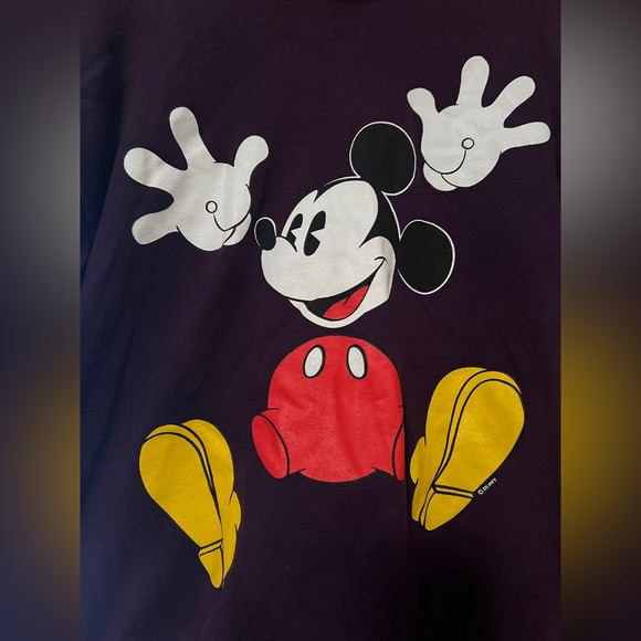 Disney Mickey Purple Sweatshirt - Picture 2 of 5